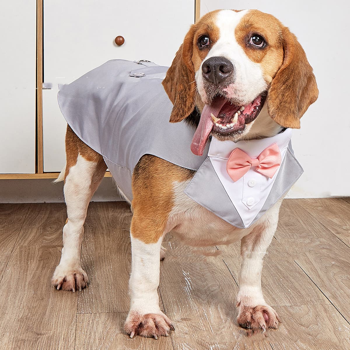 Formal Dog Tuxedo Wedding Suit Costume