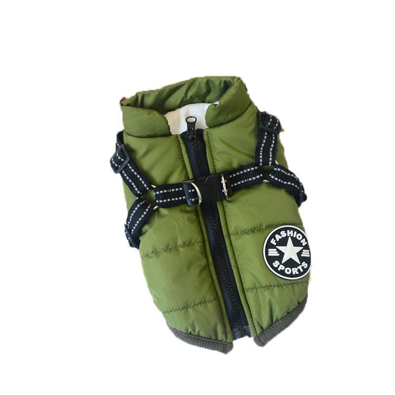 Warm Hooded Dog Jacket