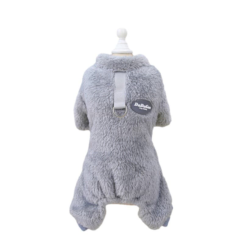 Fuzzy Fleece Four-Leg Dog Pajamas
