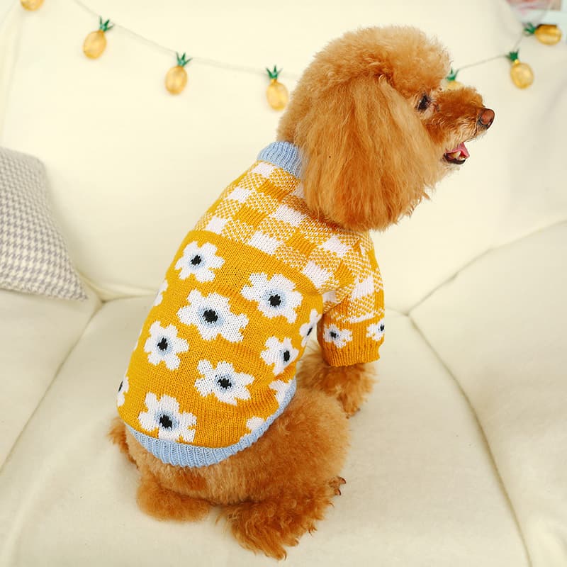 Bowknot Hollow Dog Sweater