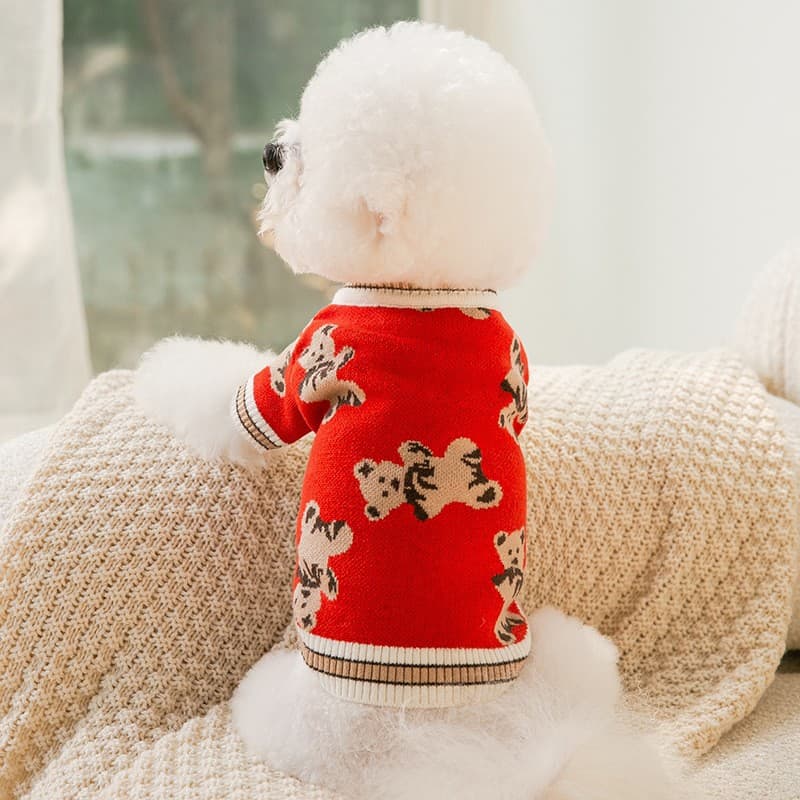Striped Dog Sweater