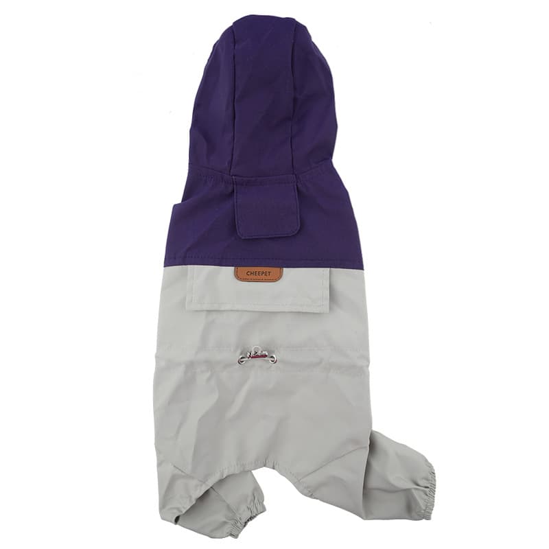 Waterproof Hooded Dog Raincoat