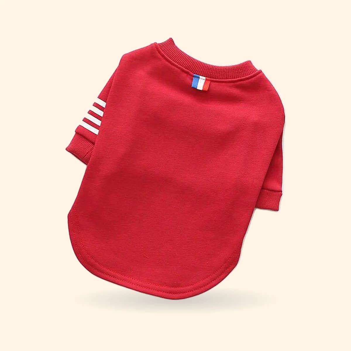 Striped Sleeve Dog T-Shirt