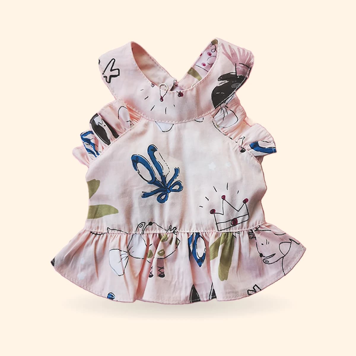 Pugs -Sized Dog Dress