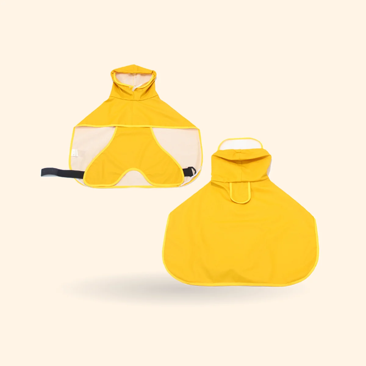 Transparent Brim Dog Raincoat
