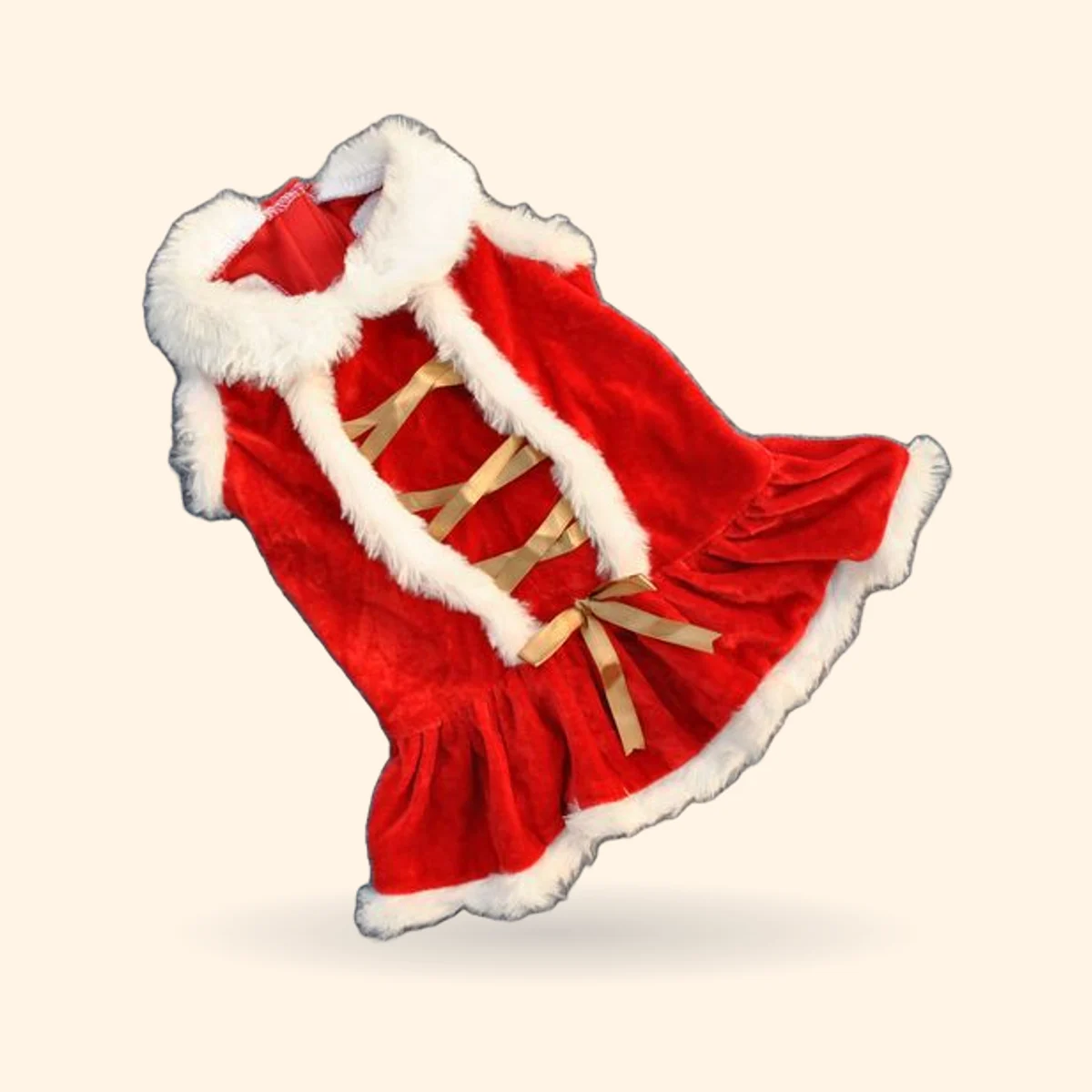 Christmas Classic Red Dog Dress
