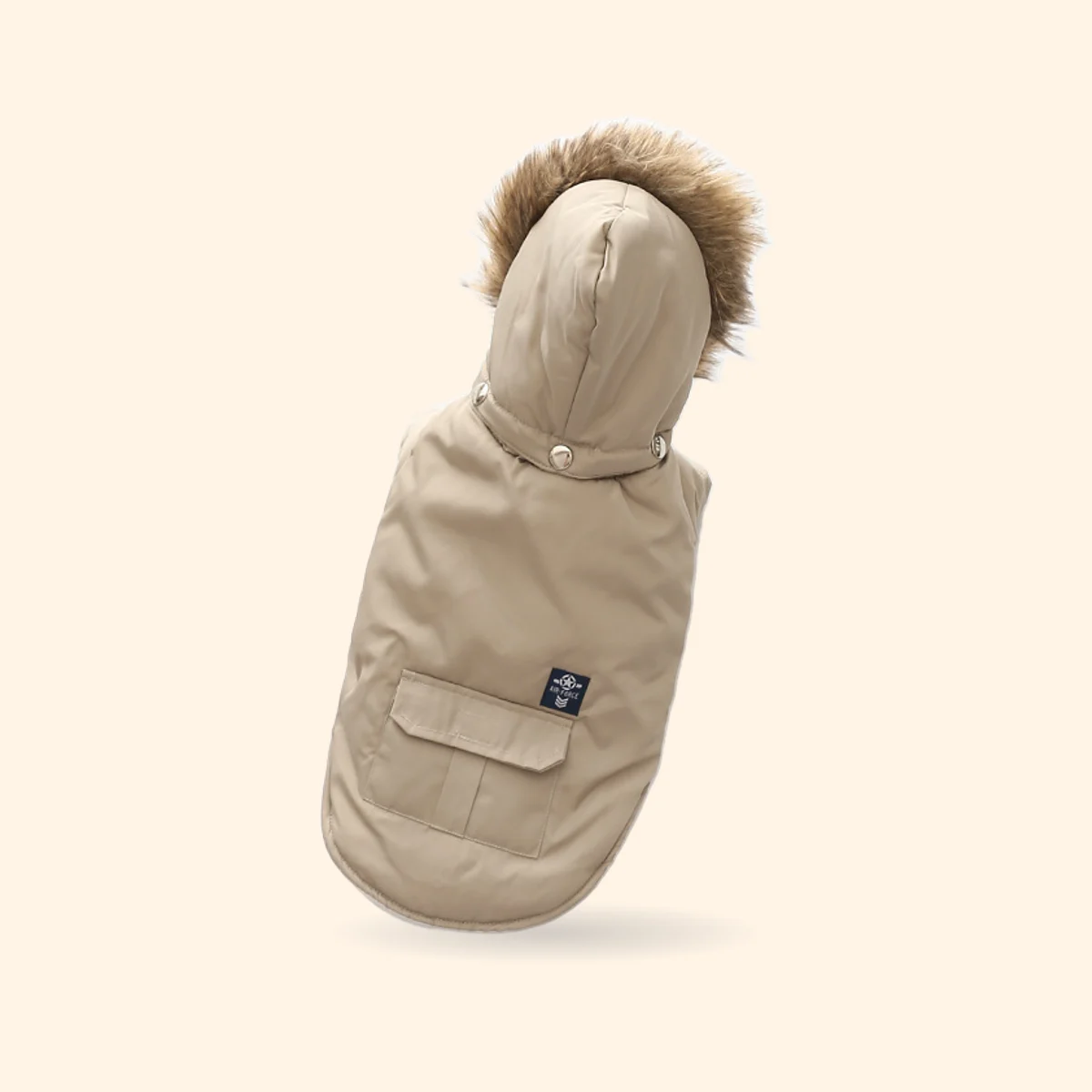 Hooded Cotton Dog Coat