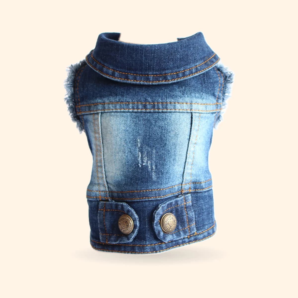 Designer Denim Dog Jacket