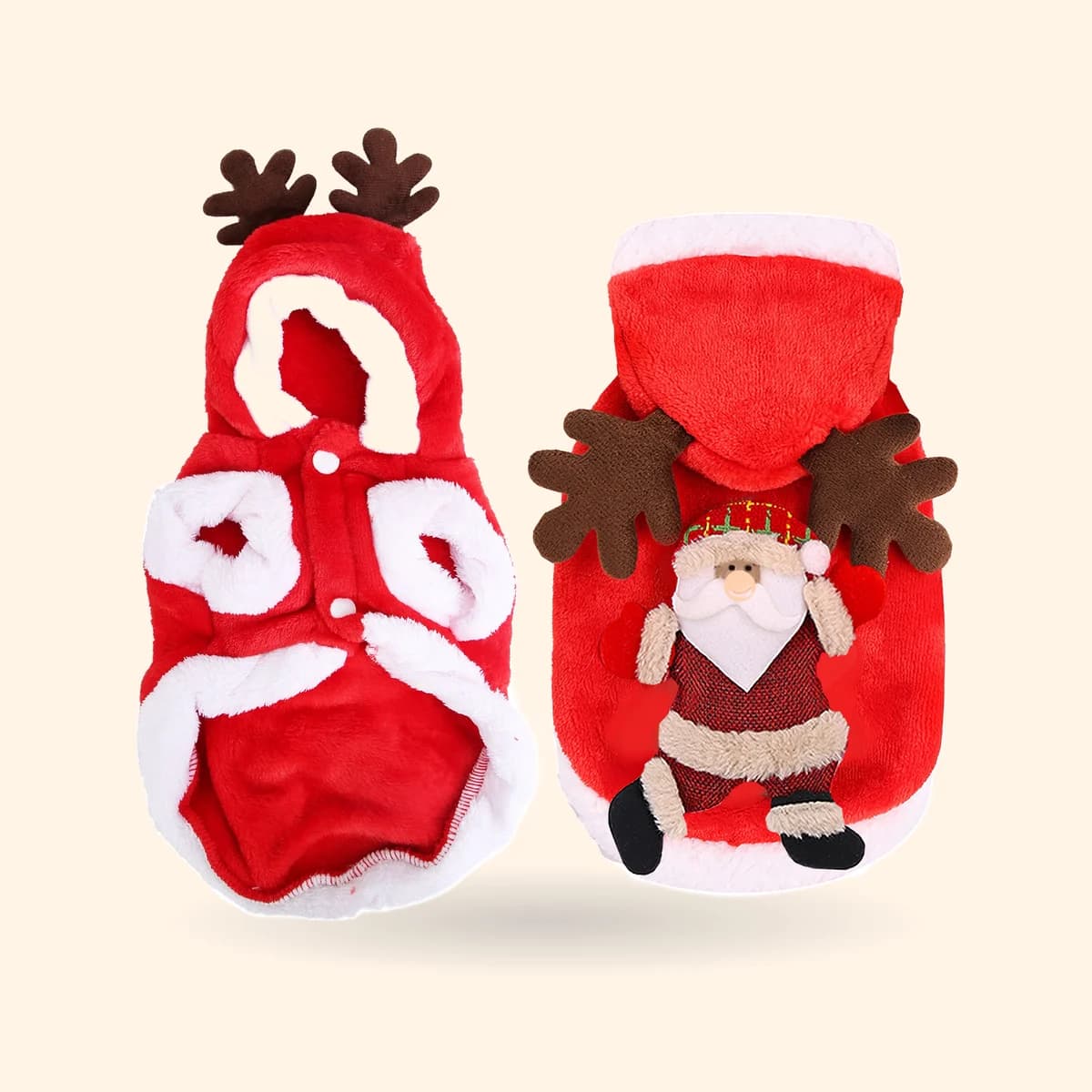 Christmas Reindeer Antlers Dog Costume