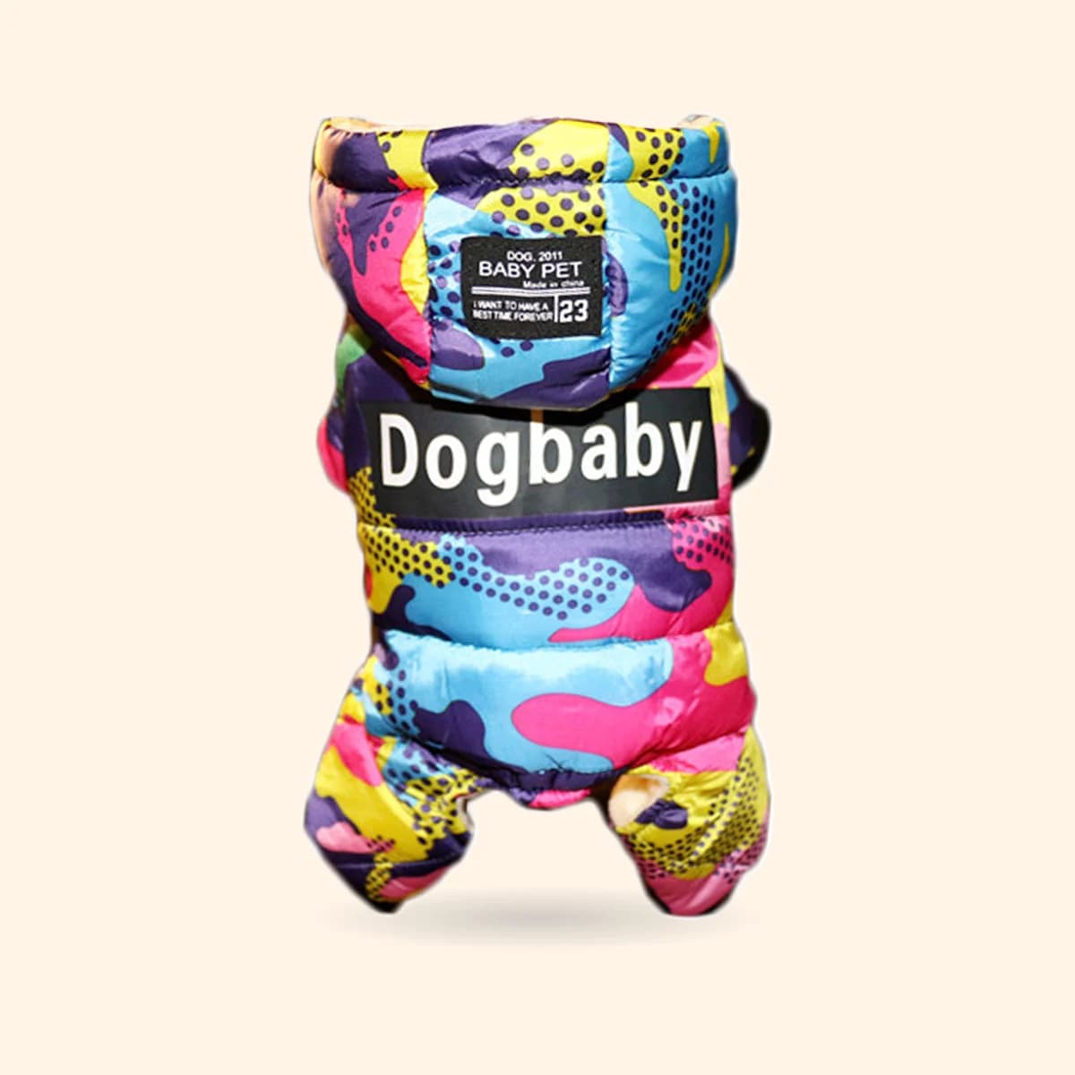 Camouflage Dog Puffer Jacket